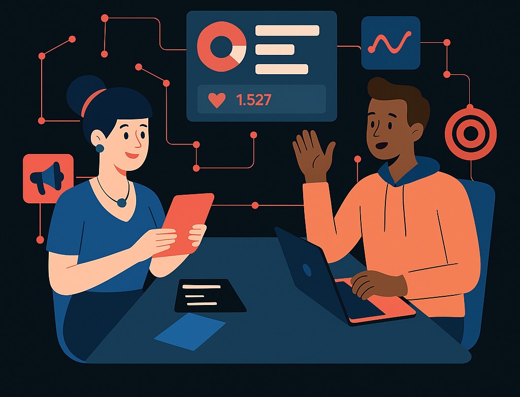 Digital transformation showcase featuring modern web and mobile interfaces